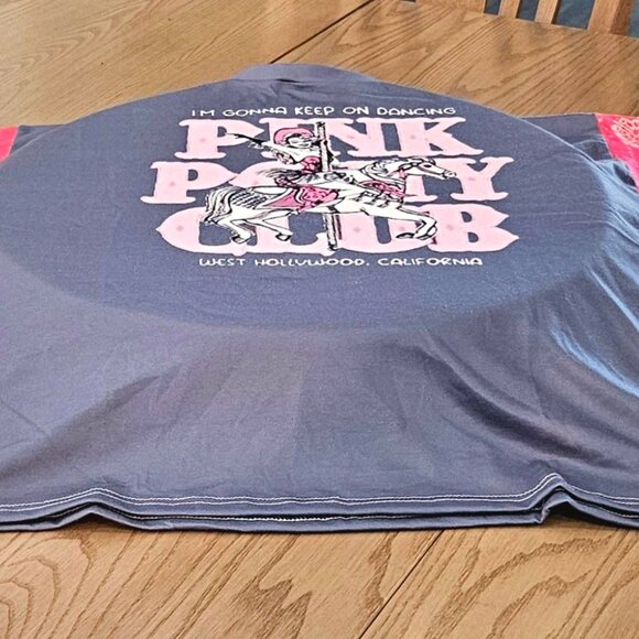 Pink Pony Club BOHO Bell Sleeve Top Women's Size Oversized M - Upcycled Kantha - Picture 4 of 16